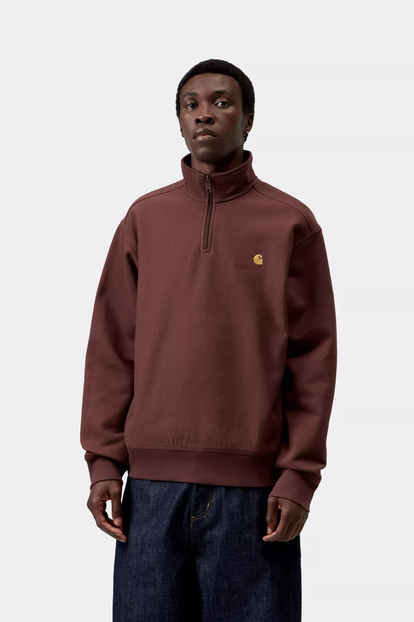 Sudadera Half Zip American Script - CARHARTT WIP