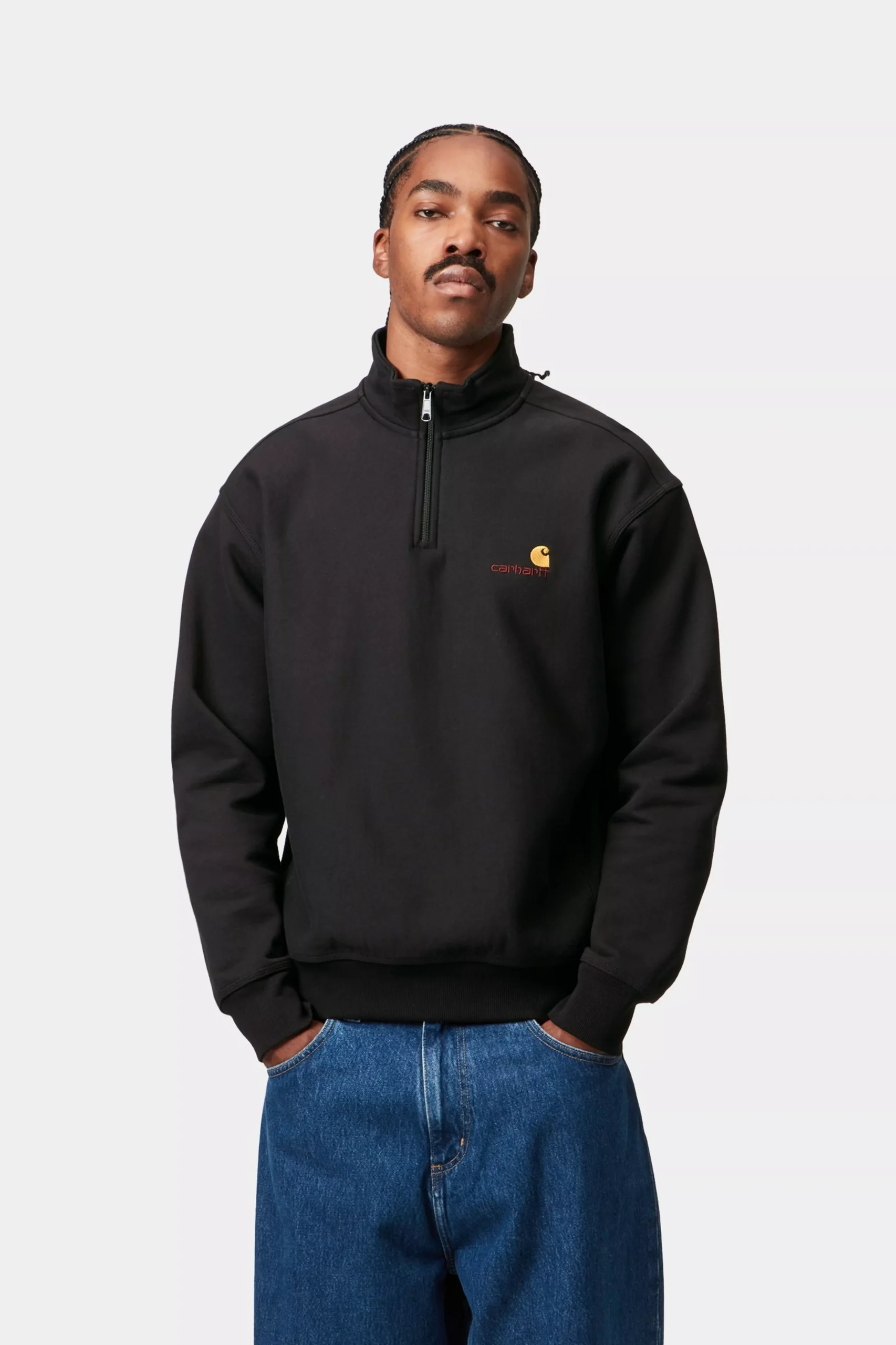 Sudadera Half Zip American Script - CARHARTT WIP
