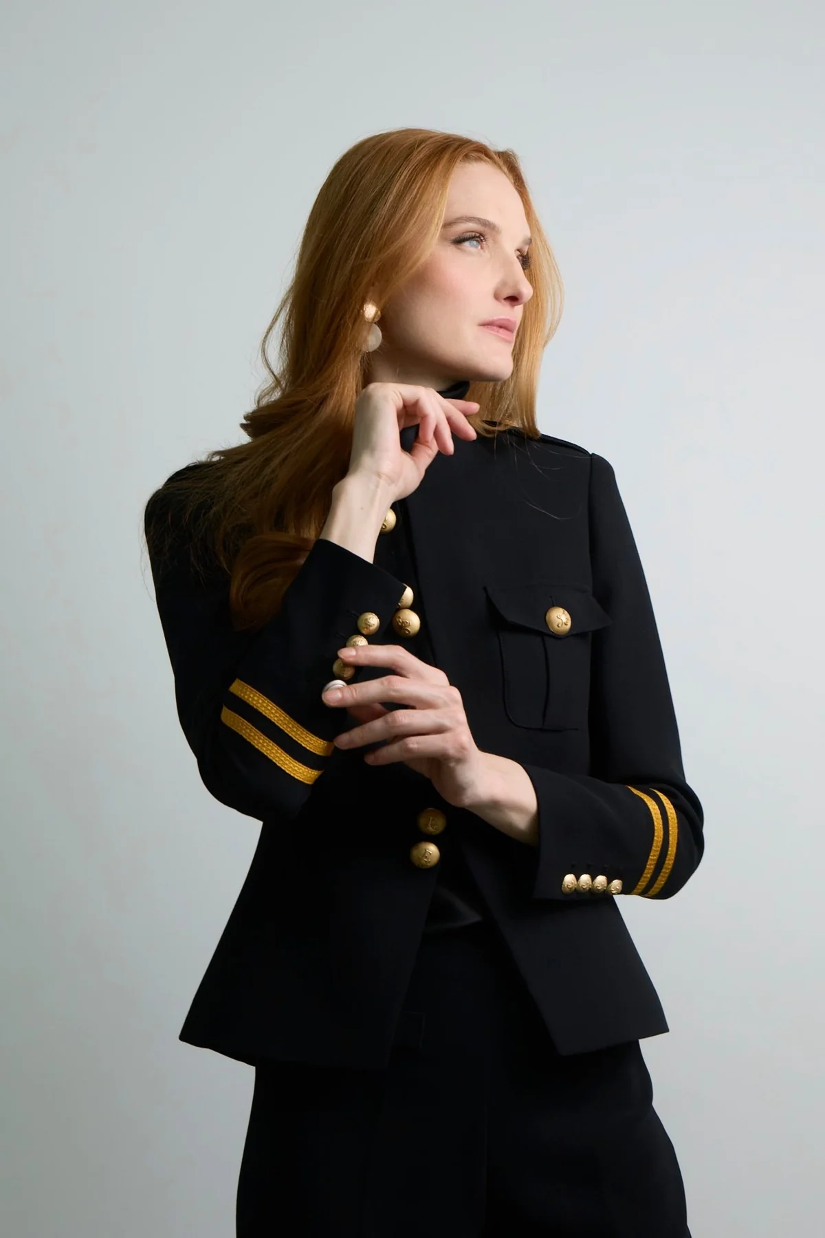Blazer negra con galones Claudia London - THE EXTREME COLLECTION - Imagen 6