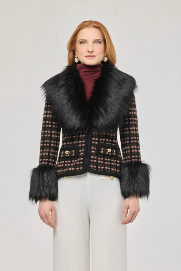 Chaqueta corta pelo ecológico Angele - THE EXTREME COLLECTION