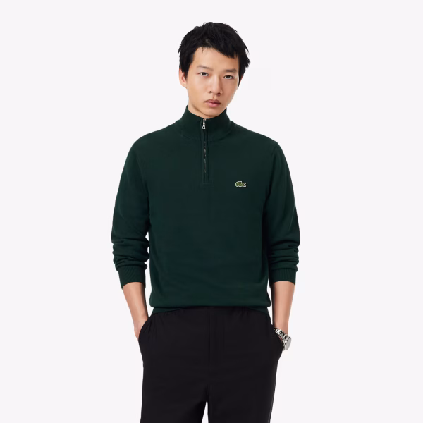 Jersey de cuello alto con cremallera - LACOSTE