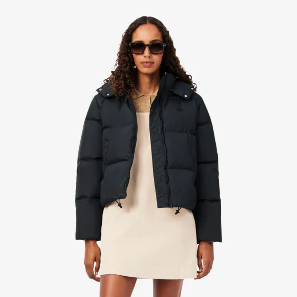 Chaqueta acolchada con capucha - LACOSTE