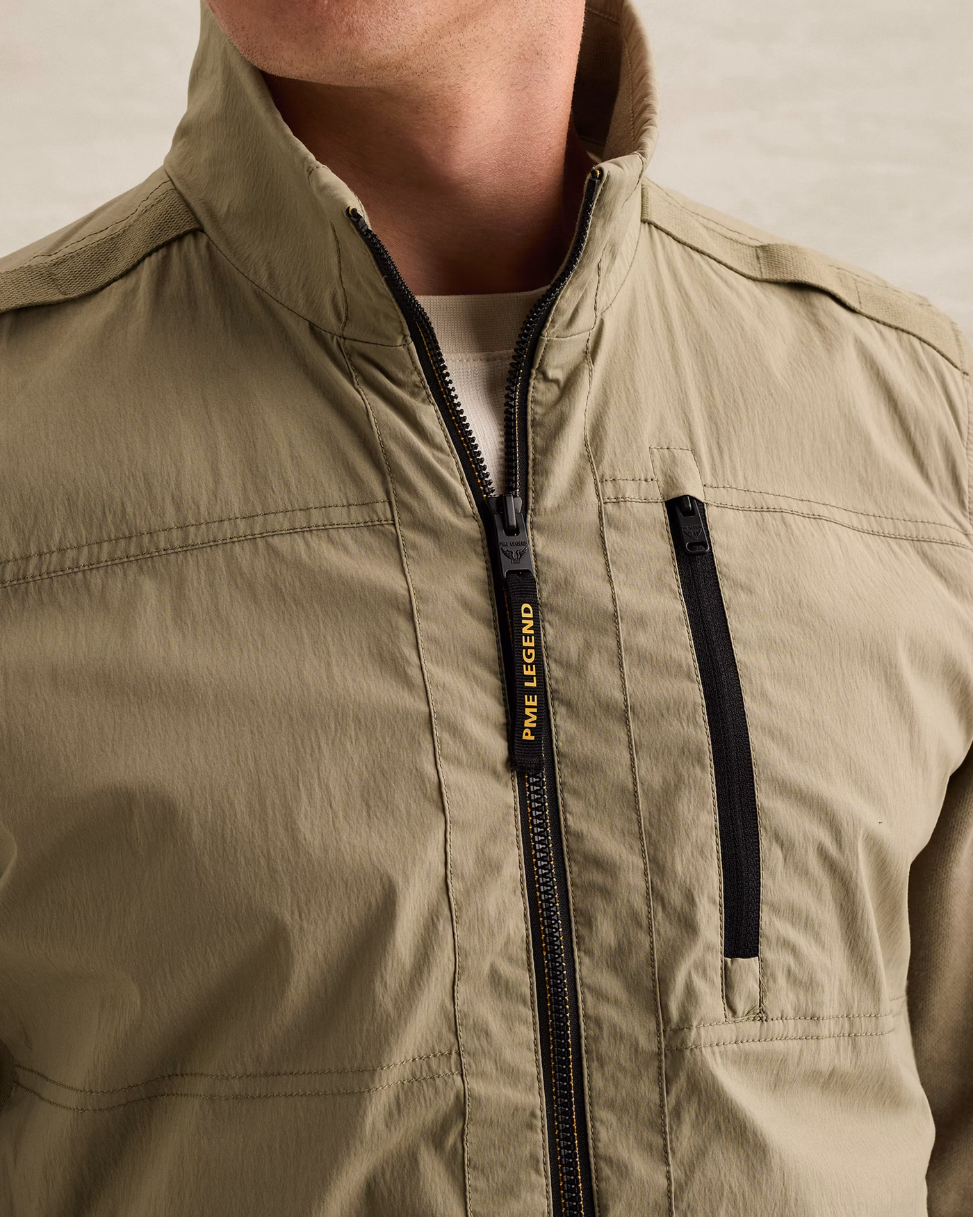 Chaqueta híbrida con cierre de cremallera - PME LEGEND - Imagen 5
