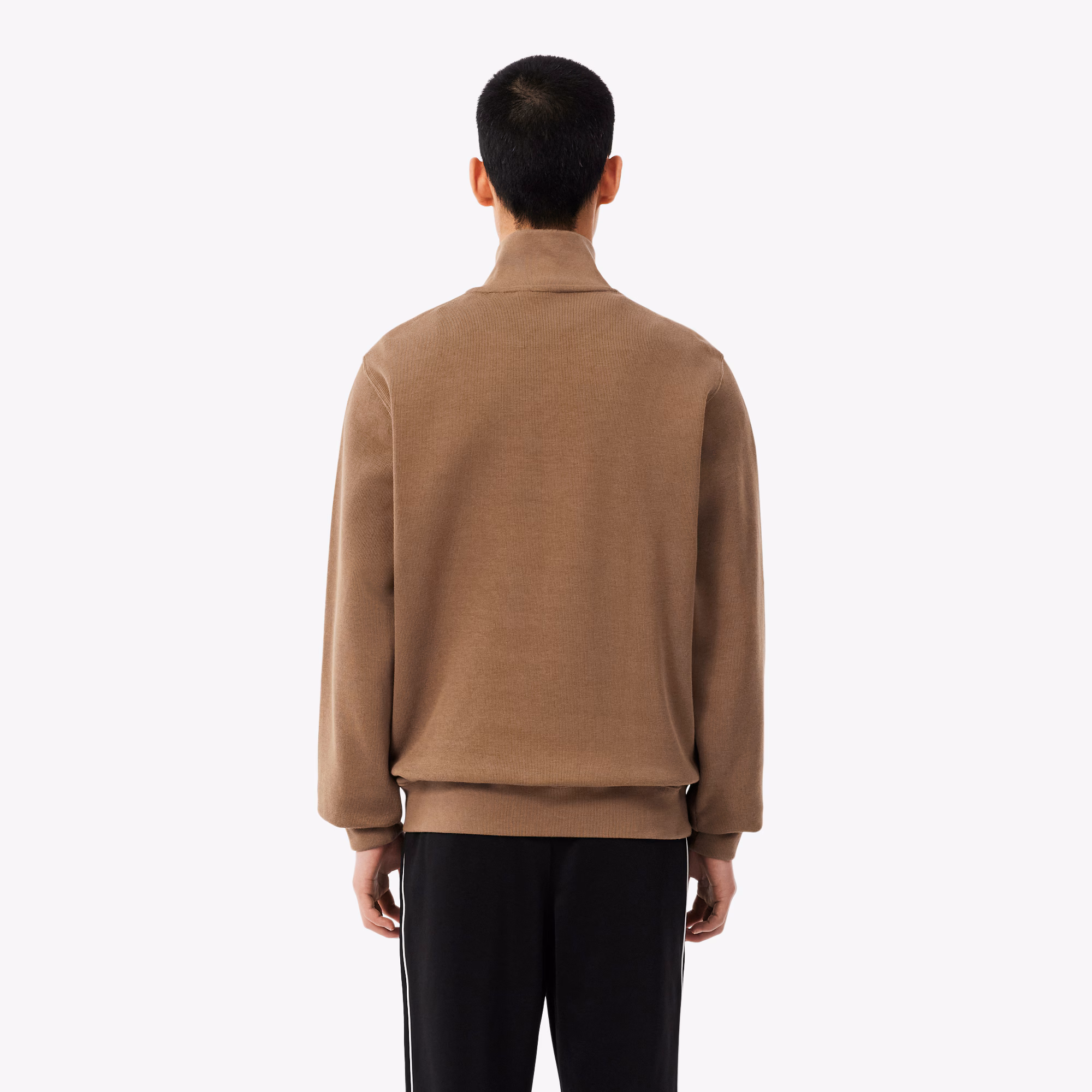 Sudadera de interlock con cuello alto - LACOSTE - Imagen 2