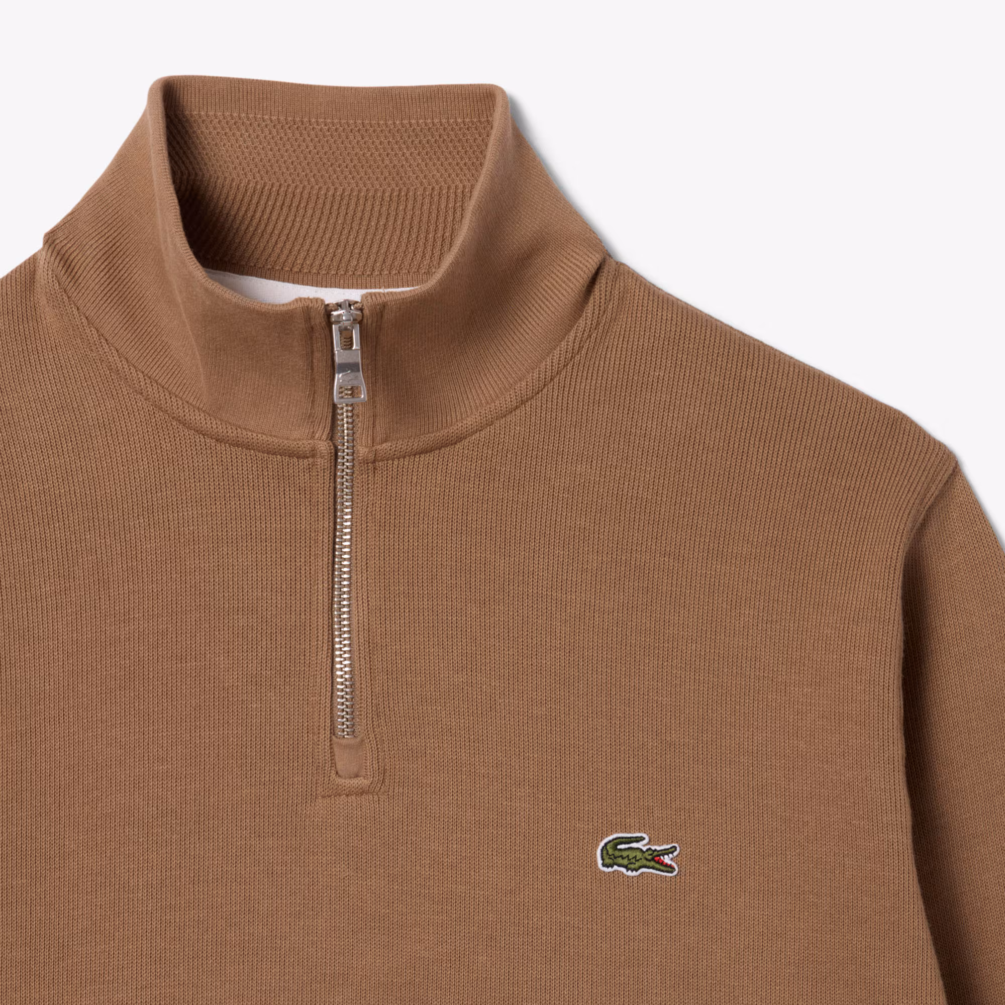Sudadera de interlock con cuello alto - LACOSTE - Imagen 4