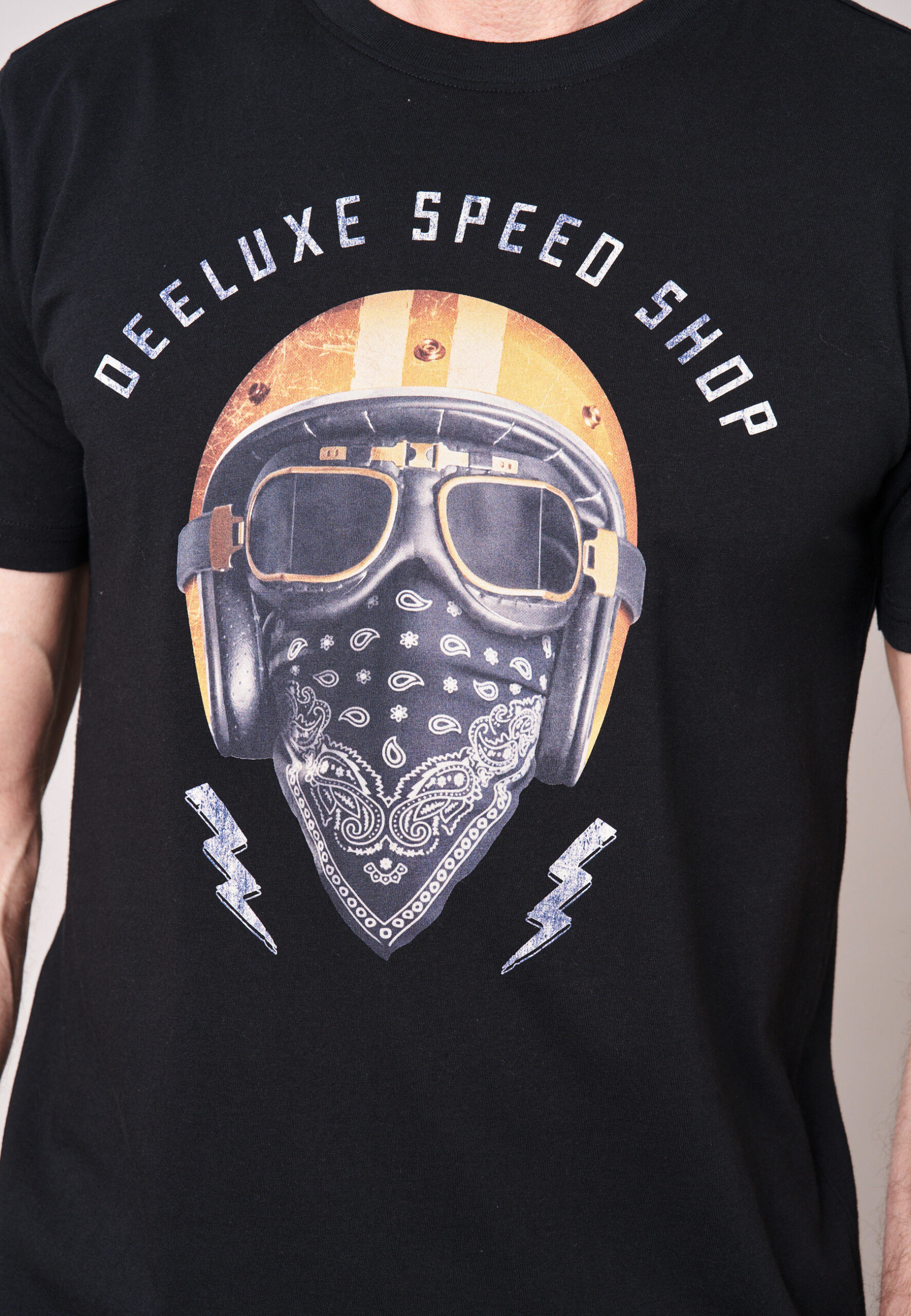 Camiseta con estampado motero - DEELUXE - Imagen 3