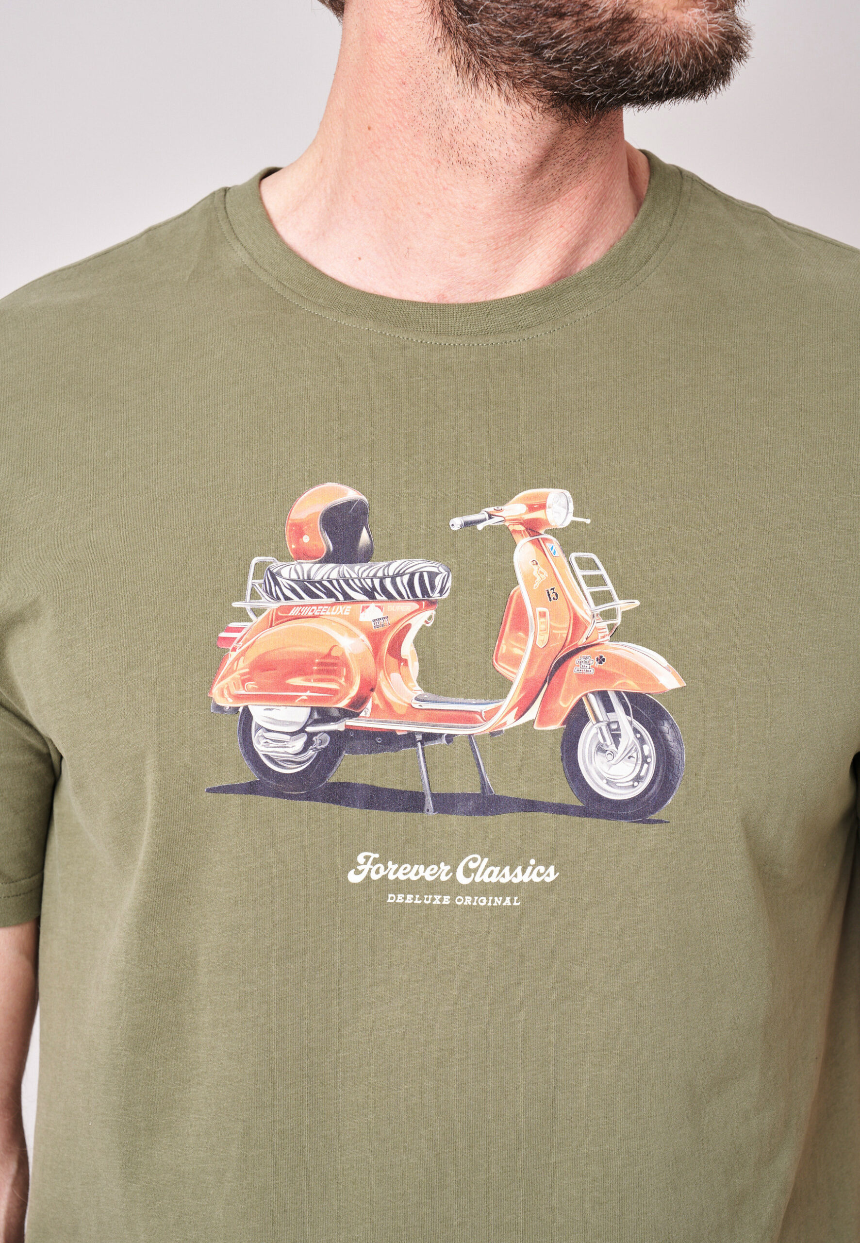 Camiseta con estampado de scooter vintage - DEELUXE - Imagen 3