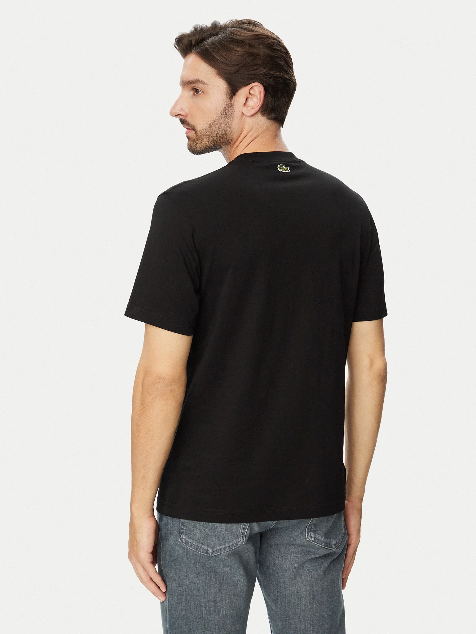 Camiseta de algodón estampada - LACOSTE - Imagen 2