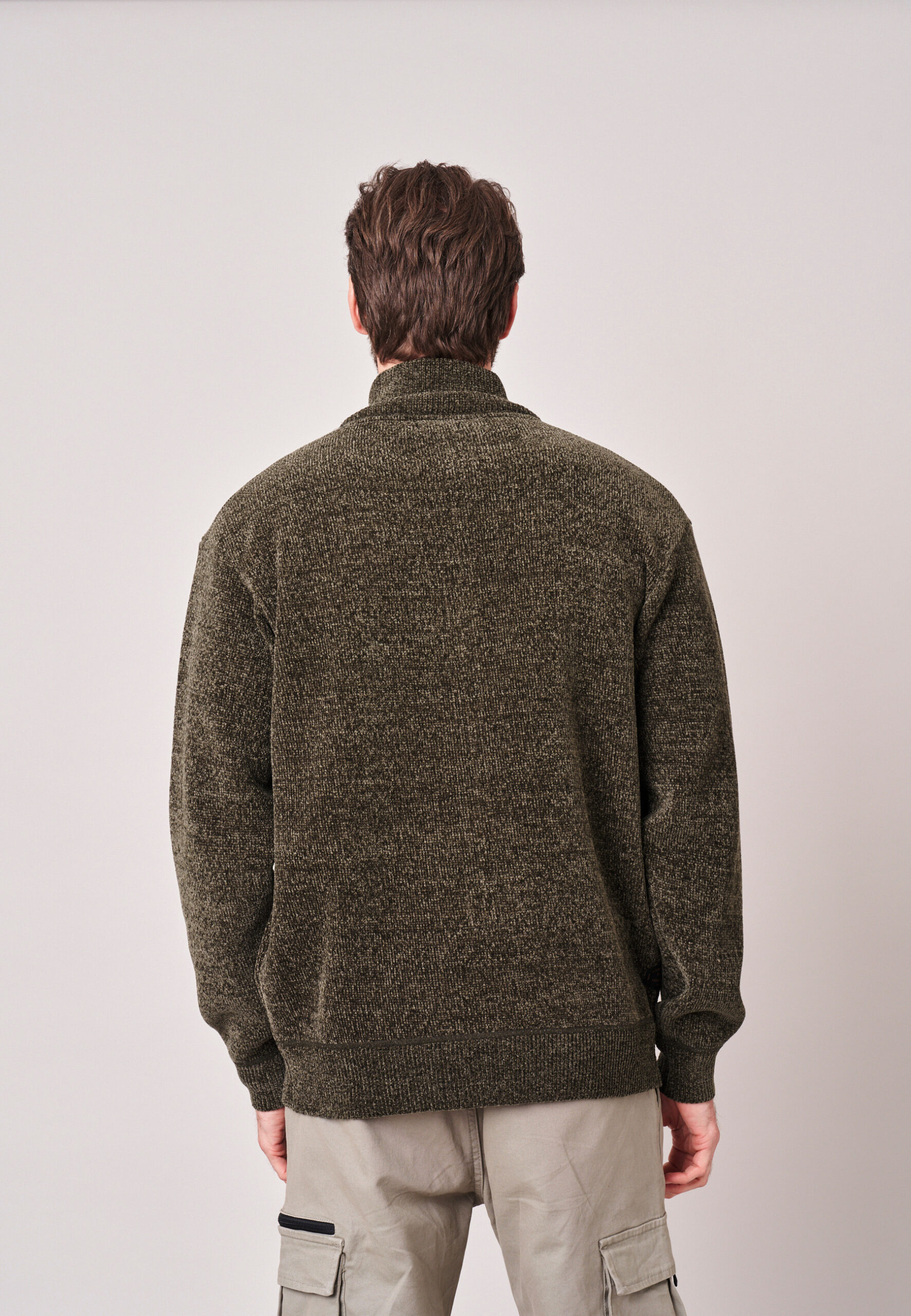 Jersey con cremallera en punto ultrasuave - DEELUXE - Imagen 2
