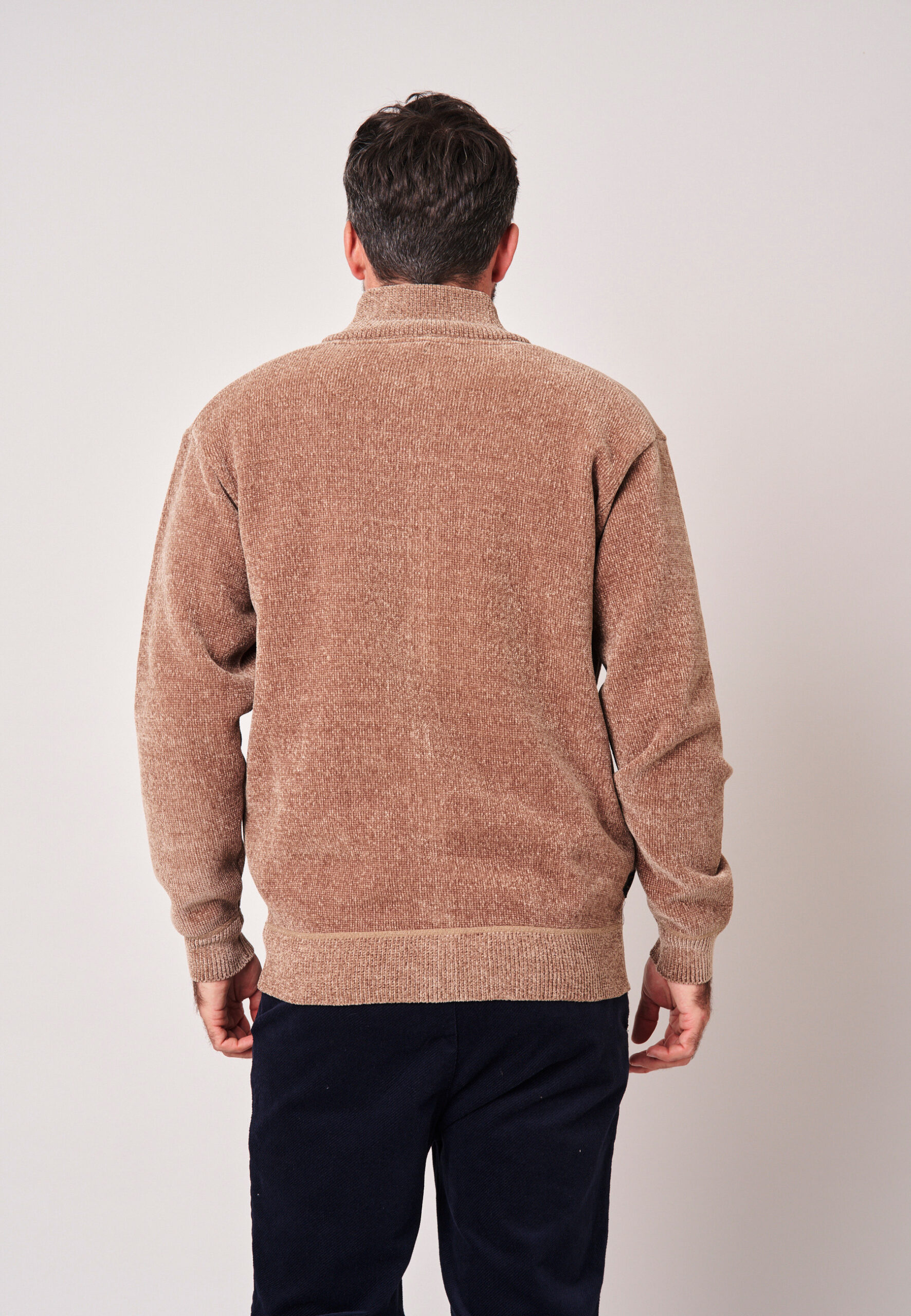 Jersey con cremallera en punto ultrasuave - DEELUXE - Imagen 2